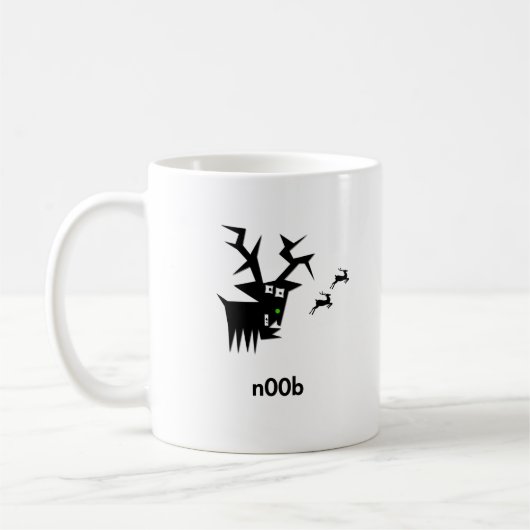 Hirsche n00b kaffeetasse (Links)