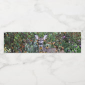 Hirsche nach dem Frost Wasserflaschenetikett (Einzelnes Label)