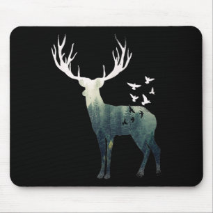 Hirsche - Natürliches Tier - Hirsche - Umweltschut Mousepad
