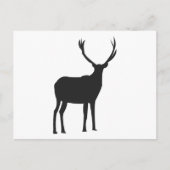 Hirsche Niedlich Antlers Postkarte (Vorderseite)