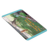 Hirsche Niedlich bis sie Blume Horizontal 4x6 Magn Magnet (Rechte Seite)