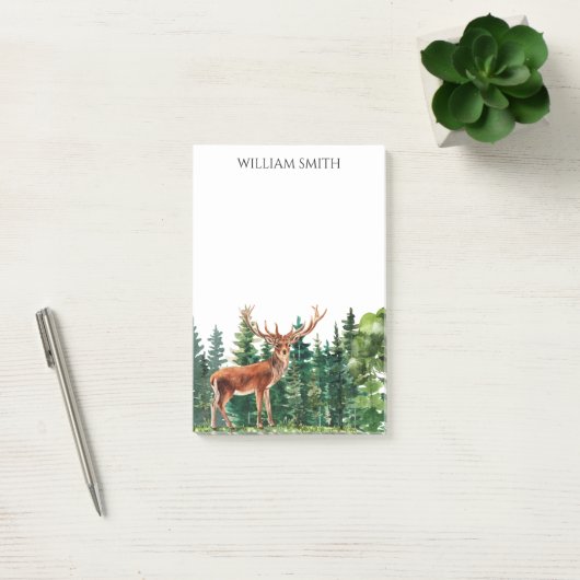 Hirsche Personalisiert Post-it Klebezettel (Büro)