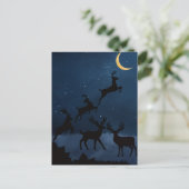 Hirsche Postkarte (Stehend Vorderseite)
