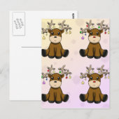 Hirsche Postkarte (Vorne/Hinten)