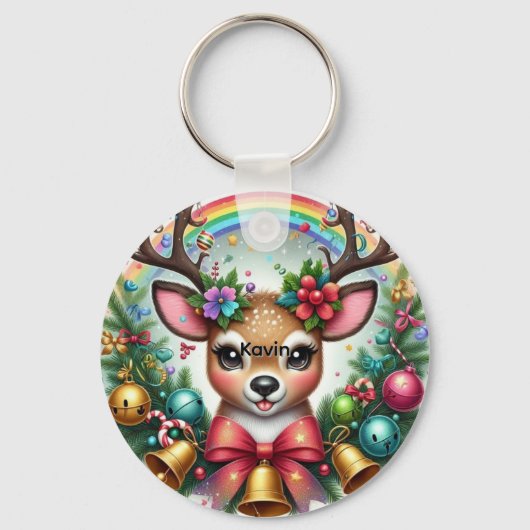 Hirsche Schlüsselanhänger (Vorderseite)