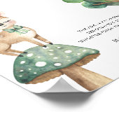 Hirsche - Schnuller Jagd Baby Dusche Poster (Ecke)