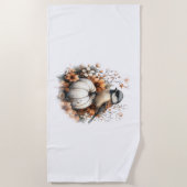 Hirsche Shirt Country Pumpkin Strandtuch (Vorderseite)