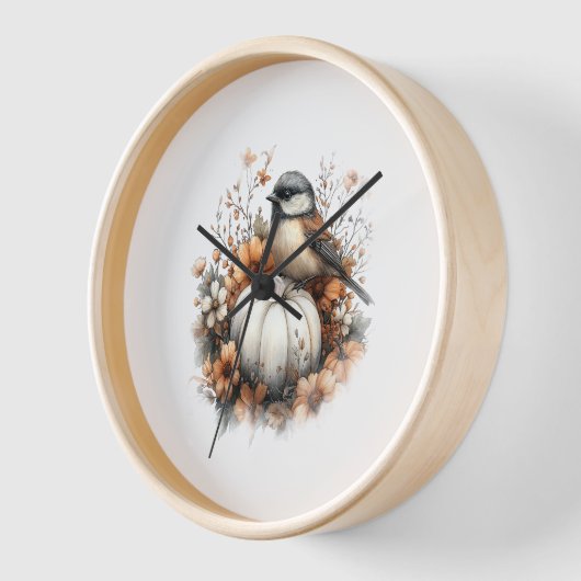 Hirsche Shirt Country Pumpkin Uhr (Winkel)