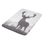 Hirsche Silhouette Badematte (Schrägansicht)