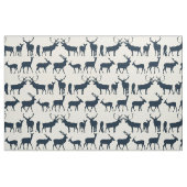 Hirsche-Silhouette-Elfenbein Stoff (Fat Quarter (45,7 x 55,9 cm))