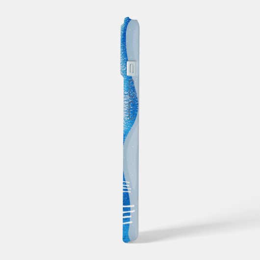 Hirsche Silhouette iPhone 15 Fall iPhone 15 Hülle (Linke Seite)