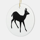 Hirsche Silhouette Keramikornament (Links)