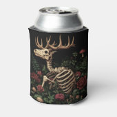 Hirsche Skeleton Mystical Gothic Floral Dosenkühler (Kanne Rückseite)