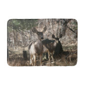 Hirsche Sprichwort hello Badematte (Vorderseite)