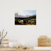 Hirsche Stalking in Schottland Vorbereitung Tait 1 Poster (Küche)