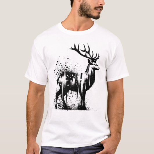 Hirsche T-Shirt (Vorderseite)