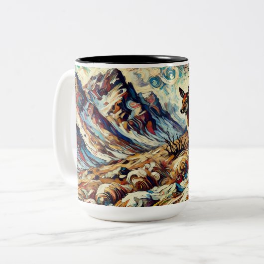 Hirsche Tasse (Vorderseite Links)