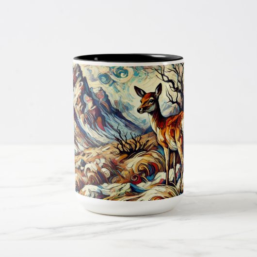 Hirsche Tasse (Mittel)
