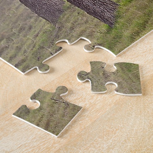 Hirsche und Bäume Puzzle (Seite)