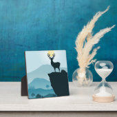 Hirsche und Bergwelt Fotoplatte (InSitu)