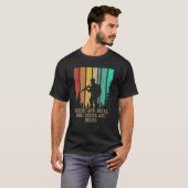 Hirsche und Bier Bro Deeers and Bierhacktränke T-Shirt (Vorne ganz)