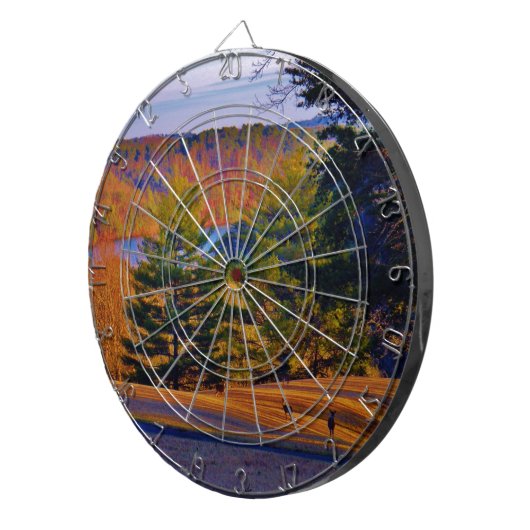 Hirsche und Muttersee Dartscheibe (Vorderseite rechts)