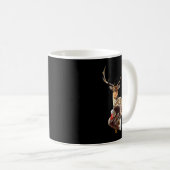 Hirsche und Türkei Coole Jagd Hobby Jagd Wildtiere Kaffeetasse (VorderseiteRechts)