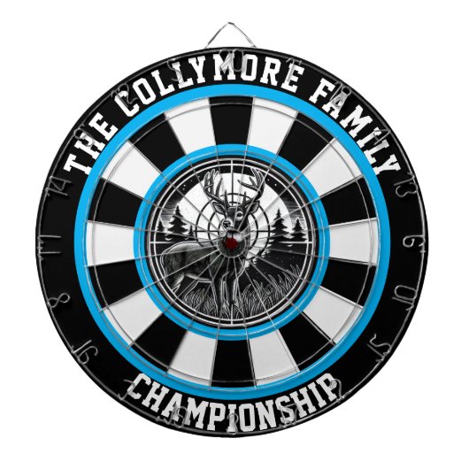 Hirsche und Wälder Dartscheibe (vorne)