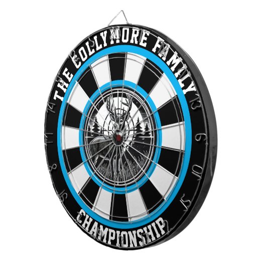 Hirsche und Wälder Dartscheibe (Vorderseite rechts)