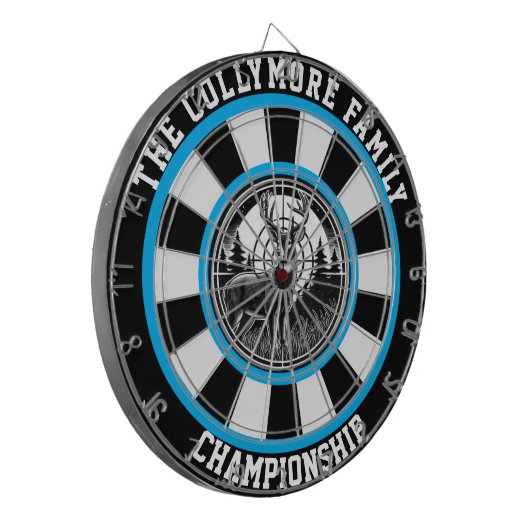 Hirsche und Wälder Dartscheibe (Vorderseite Links)