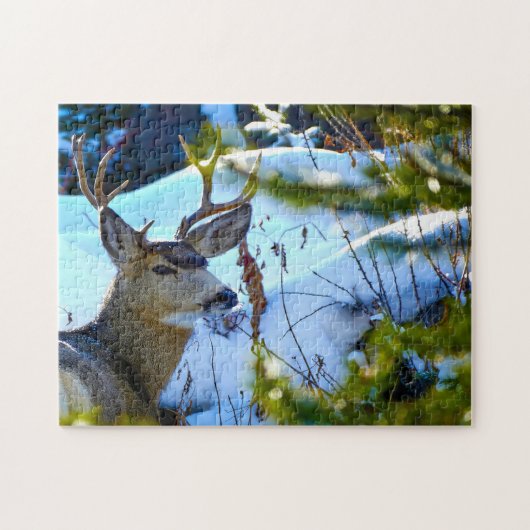 Hirsche von Yellowstone. Puzzle (Horizontal)