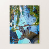 Hirsche von Yellowstone. Puzzle (Vertikal)
