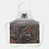 Hirsche Wappen und Camouflage Schürze (Vorderseite)