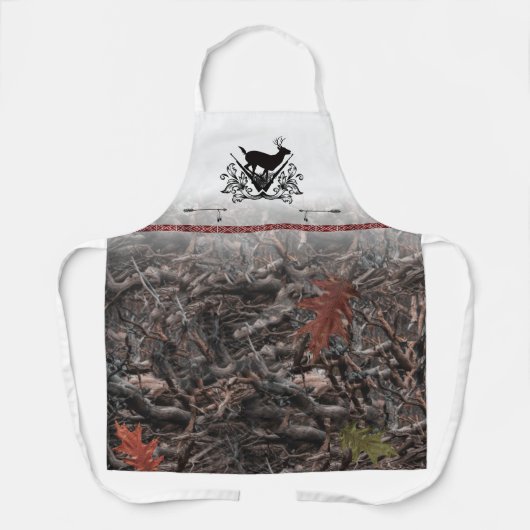Hirsche Wappen und Camouflage Schürze (Vorderseite)