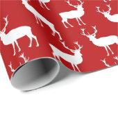 Hirsche Weihnachten für Vater Geschenkpapier (Rolleneckpunkt)