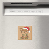 Hirsche Weihnachten Wintertiere Hirschmagnet Magnet (In Situ (Geschirrspüler))