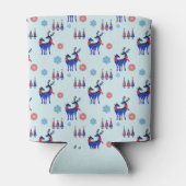 Hirsche, Weihnachtsbäume und Schneeflocken mit Mon Dosenkühler (Rückseite)