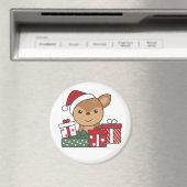 Hirsche Weihnachtsgeschenk Wintertiere Hirschmagne Magnet (In Situ (Geschirrspüler))