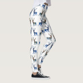 Hirsche Weihnachtsmann Leggings (Rechts)