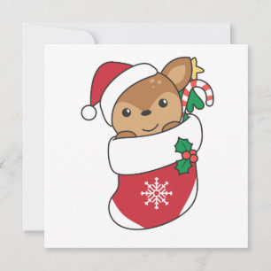 Hirsche Weihnachtsschnee Wintertiere Hirsche Urlau Feiertagskarte