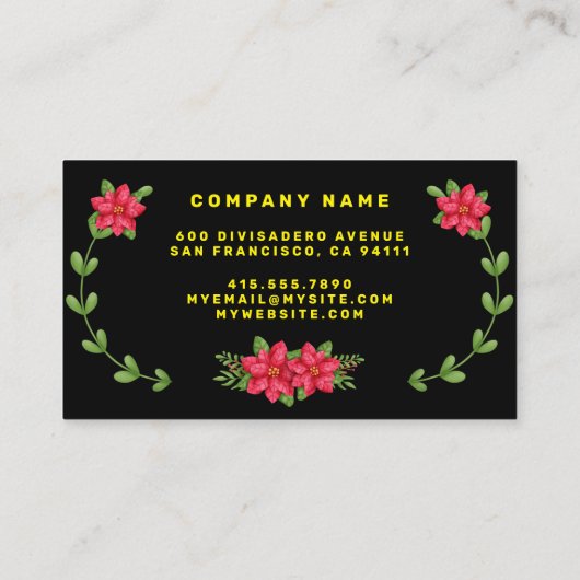 Hirsche werden Farbe und Text angepasst Visitenkarte (Rückseite)