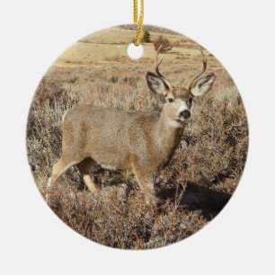 Hirsche, wild lebende Tiere, Esel, Keramik Ornament