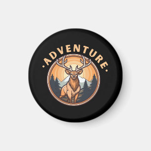Hirsche - Wildnis - Camping - Abenteuer Magnet