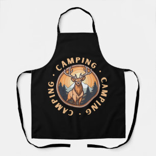 Hirsche - Wildnis - Camping Schürze