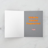 Hirsche wünscht dir ein sicheres, wohlhabendes Jah Karte (Innenseite)