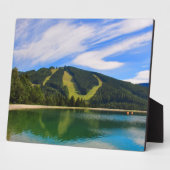 Hirschenkogel im Sommer - Spiegelungen des Wassers Fotoplatte (Seite)