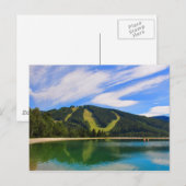 Hirschenkogel im Sommer - Spiegelungen des Wassers Postkarte (Vorne/Hinten)