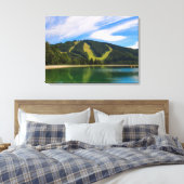Hirschenkogel im Sommer - Überlegungen zum Wasser Leinwanddruck (Insitu (Schlafzimmer))