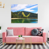 Hirschenkogel im Sommer - Überlegungen zum Wasser Leinwanddruck (Insitu (Wohnzimmer))