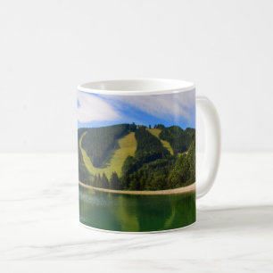 Hirschenkogel im Sommer - Wasser-Reflexionen Kaffeetasse
